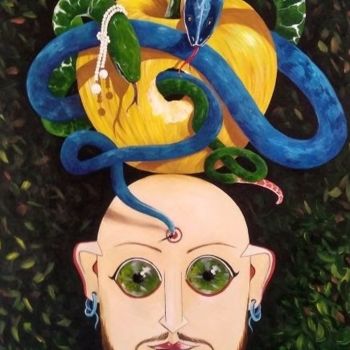 Pintura titulada "Adan Naavi" por Ivaan Hansen, Obra de arte original, Acrílico