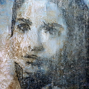 「Lia (n.414)」というタイトルの絵画 Alessio Mazzarulliによって, オリジナルのアートワーク, アクリル