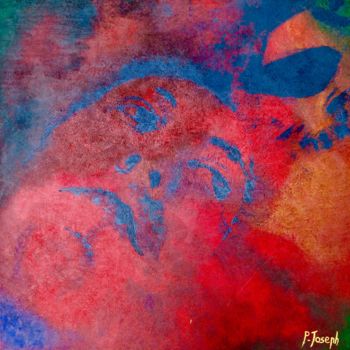 Peinture intitulée "Dans l'ombre des ye…" par Pierre Joseph, Œuvre d'art originale, Huile