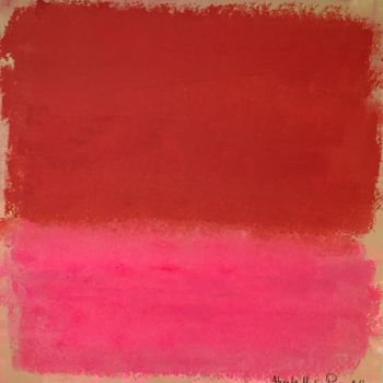 Painting titled "Fiery Pink 3" by Alexandra Heumber Perry, Original Artwork