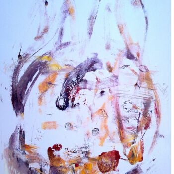 Painting titled "composition # 7" by Janna Shulrufer, Original Artwork, Oil
