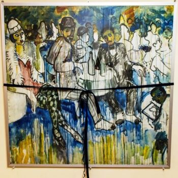 Pintura intitulada "Bar" por Luiz Carlos De Andrade Lima, Obras de arte originais, Óleo