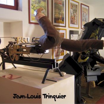 Γλυπτική με τίτλο "Le bras d'honneur" από Jean-Louis Trinquier, Αυθεντικά έργα τέχνης, Μέταλλα