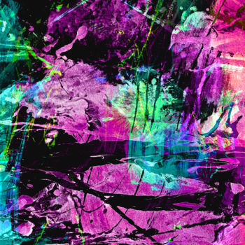 数字艺术 标题为“Wonders of the Deep” 由Barry Farley Visual Arts, 原创艺术品, 数字油画