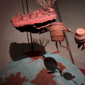 Sculpture intitulée "ivresse" par Jean-Louis Trinquier, Œuvre d'art originale, Résine