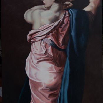 Peinture intitulée "donna" par Cinzia Tellarini, Œuvre d'art originale, Huile