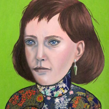 Peinture intitulée "Champs de Fleurs" par Elke Thiébaut, Œuvre d'art originale, Acrylique