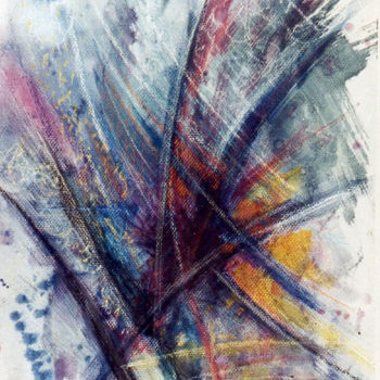 Ζωγραφική με τίτλο "Winter Lines" από Pertti Matikainen, Αυθεντικά έργα τέχνης, Ακουαρέλα