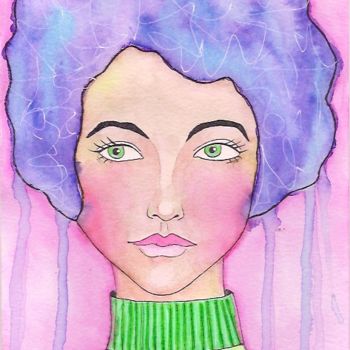 Peinture intitulée "Kylie" par Ellen Hendrikx, Œuvre d'art originale