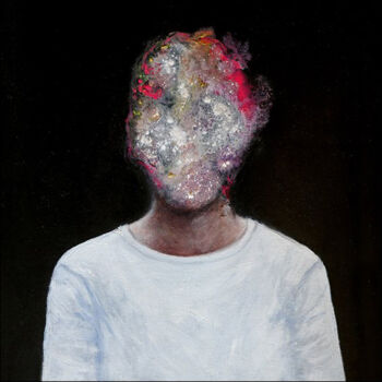 Peinture intitulée "Présence-Portrait 14" par Isabelle I, Œuvre d'art originale, Huile