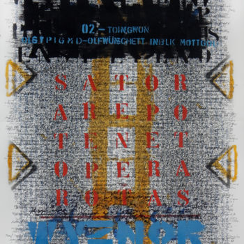 Malerei mit dem Titel "1109a-nr" von Pavel A.Richtr, Original-Kunstwerk, Acryl
