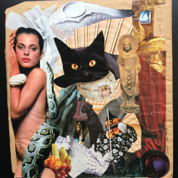 拼贴 标题为“Nastassja Kinski” 由Denis Reitz, 原创艺术品
