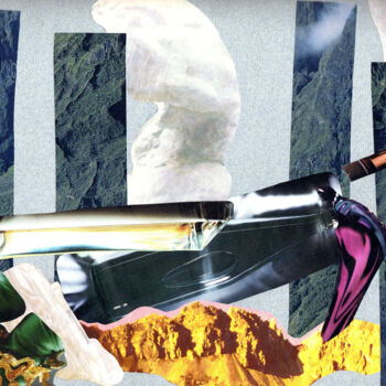 Collages getiteld "Insecte" door Denis Reitz, Origineel Kunstwerk