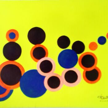 Peinture intitulée "OPINION   N °2" par Charles Corbin, Œuvre d'art originale, Acrylique