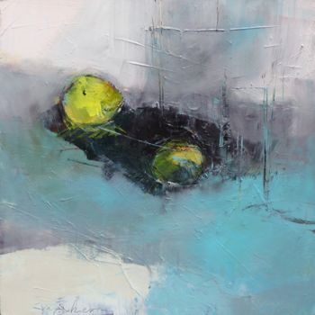Peinture intitulée "On le devine" par Eva Gohier, Œuvre d'art originale, Huile