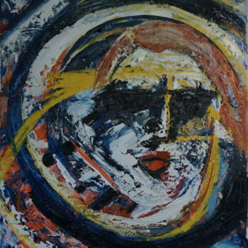 Painting titled "Madonna" by Peter Stutz, Original Artwork, Oil