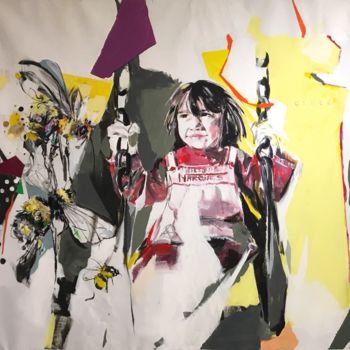 「Childhood」というタイトルの絵画 Narges Soleimanzadehによって, オリジナルのアートワーク, アクリル