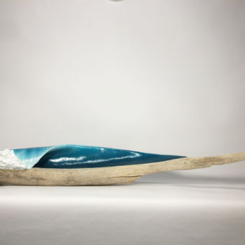 Escultura titulada "The bone" por Johny Vieira, Obra de arte original, Madera