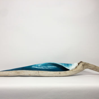 Escultura titulada "Sumatra" por Johny Vieira, Obra de arte original, Madera