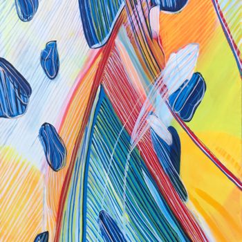 Malerei mit dem Titel "Die Argonauten" von Sebastian Olivier Burckhardt, Original-Kunstwerk, Acryl