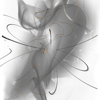 Peinture intitulée "Epurée 40" par Cartsandra B, Œuvre d'art originale, Peinture numérique