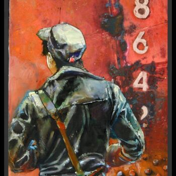 Peinture intitulée "L'ouvrage" par Jicé, Œuvre d'art originale, Huile