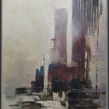 Peinture intitulée "Sombras" par Jicé, Œuvre d'art originale, Huile