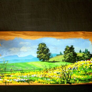 Painting titled "FIORELLINI - 63.jpg" by Paolo Benedetti, Original Artwork, Acrylic