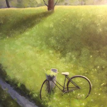 Peinture intitulée "Mon Amie" par Noëlle Lassailly, Œuvre d'art originale, Acrylique