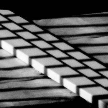 Fotografie getiteld "jeu de traits près.…" door Bernard Vergier, Origineel Kunstwerk
