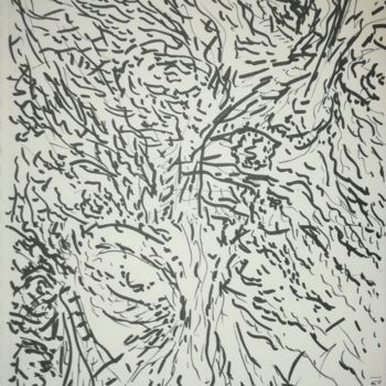 Desenho intitulada "Restless Energy 7" por Pertti Matikainen, Obras de arte originais, Marcador