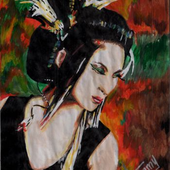 제목이 "Geisha Moderna"인 미술작품 Thommy로, 원작, 온도