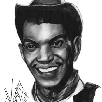 图画 标题为“Cantinflas Actor Me…” 由Thommy, 原创艺术品, 石墨