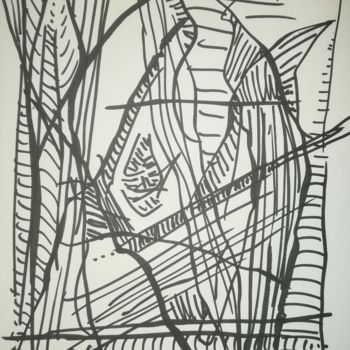 Zeichnungen mit dem Titel "Pure Quick Abstract…" von Pertti Matikainen, Original-Kunstwerk, Marker