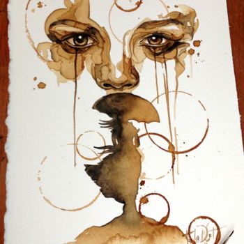 Malerei mit dem Titel "O penhasco" von Tyler D Cat, Original-Kunstwerk
