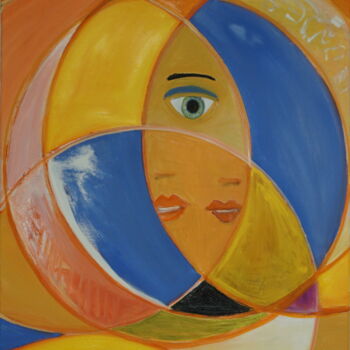 Painting titled "Sisters" by Peter Stutz, Original Artwork, Oil