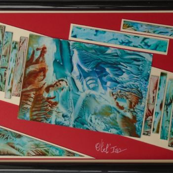 Peinture intitulée "Jouons la Vie" par Obel'Isa, Œuvre d'art originale, Cire