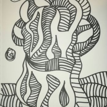 "Torso 180126" başlıklı Resim Pertti Matikainen tarafından, Orijinal sanat, Işaretleyici
