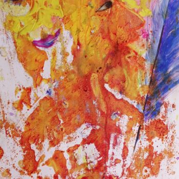 Schilderij getiteld "la plume et l'encri…" door Francisco  Duart Mendes, Origineel Kunstwerk, Inkt