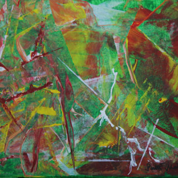 Painting titled "Waiting for the Sum…" by Pertti Matikainen, Original Artwork, Acrylic