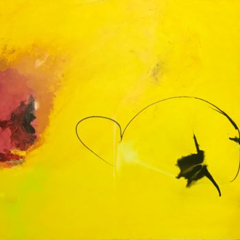 Картина под названием "Contemplation de la…" - Serge Sarrat, Подлинное произведение искусства, Акрил