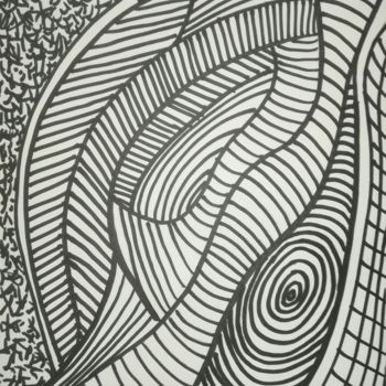 Drawing titled "Picture While Demon…" by Pertti Matikainen, Original Artwork, Marker