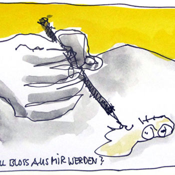 "Cartoons" başlıklı Resim Baerbel Busch tarafından, Orijinal sanat