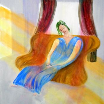 Peinture intitulée "in-the-dumps" par David Callahan, Œuvre d'art originale, Acrylique