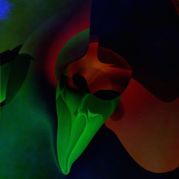 数字艺术 标题为“250217s” 由Jean-François Bayle, 原创艺术品, 数字油画