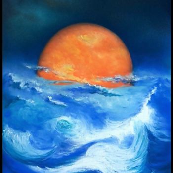 Peinture intitulée "Paysages Libres-n°9…" par Murielle Léger, Œuvre d'art originale