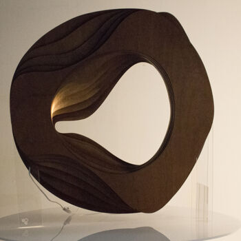 Design intitulée "organic / lamp" par Yannick Hervy (goin2), Œuvre d'art originale, Bois