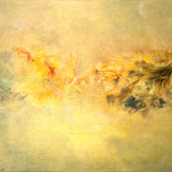 Painting titled "Rupture" by Patrick Couvreur, Original Artwork, Oil