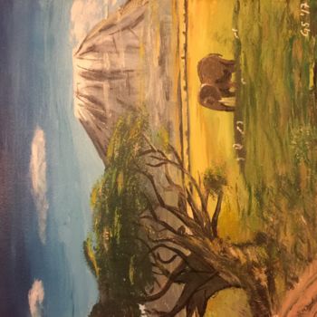 Malerei mit dem Titel "Kenian impression 2…" von Gudrun Sageder, Original-Kunstwerk, Acryl