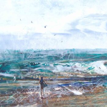 「Олень」というタイトルの絵画 Марк Козыревによって, オリジナルのアートワーク, オイル